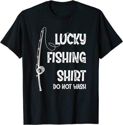 The Lucky Fishing Design T-Shirt