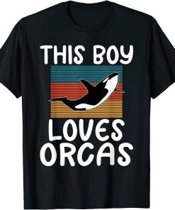 This Boy loves Orcas Whale T-Shirt