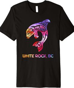 Tribal White Rock BC Orca Killer Whale Aboriginal Native Premium T-Shirt