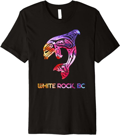 Tribal White Rock BC Orca Killer Whale Aboriginal Native Premium T-Shirt