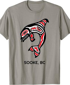 Sooke, British Columbia Native American Orca Killer Whales T-Shirt