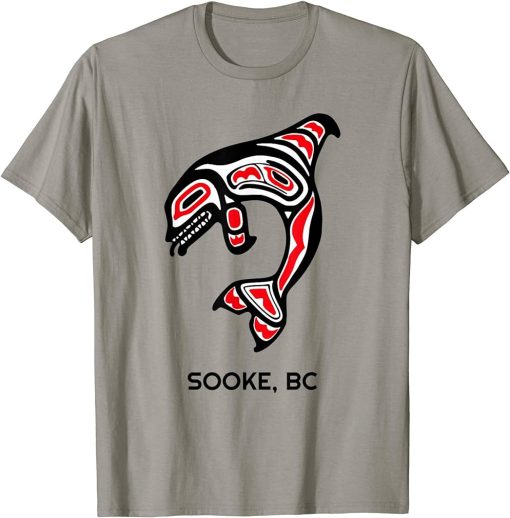 Sooke, British Columbia Native American Orca Killer Whales T-Shirt