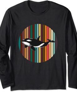 Retro Orca Long Sleeve T-Shirt